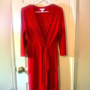 Charter Club Red Dress Size M
